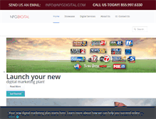 Tablet Screenshot of npgdigital.com